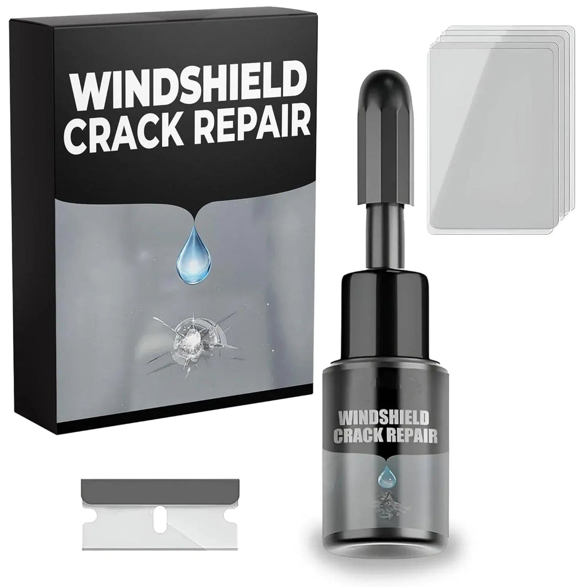Car Glass Crack Repair Kit
